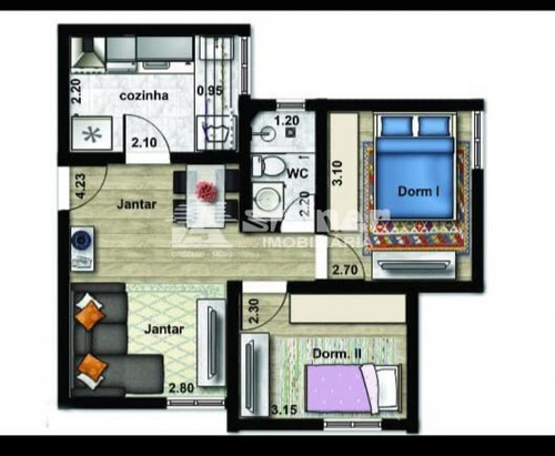 Imagem 9 de 11 de Venda Apartamento 2 Dormitórios Cabuçu Guarulhos R$ 159.500,00 - 37693v