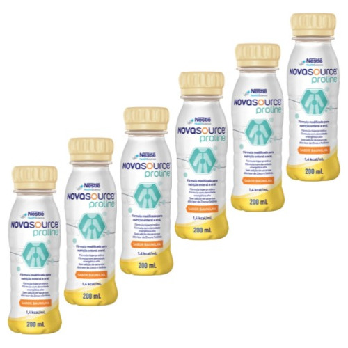 Novasource Proline Nestle Kit C/6 Frascos, (escolha O Sabor)