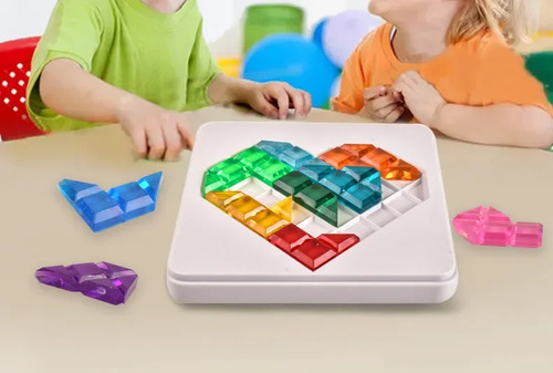 Jogo Educacional De Mesa Iq Focus Puzzle Game Assembly