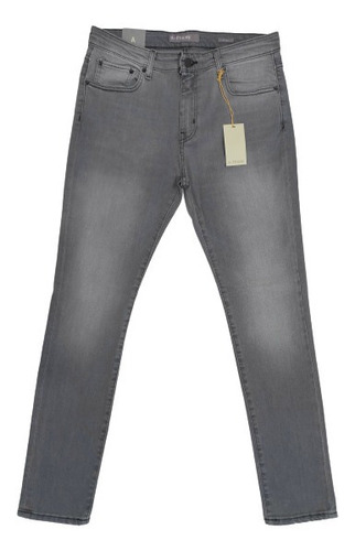 Jeans Skinny A  Frame Stretch Stylo Harring Gris Talla Extra