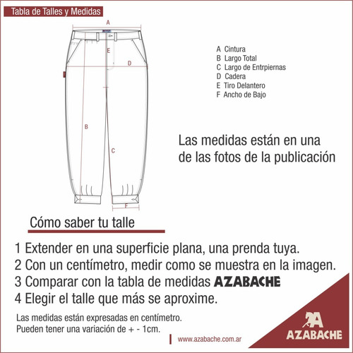 Bombacha Azabache Dama Bordada - T 34-50 (16413)