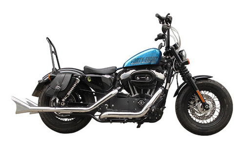 Escape Duochicano Fishtail Harley 883/forty Eight  Torbal