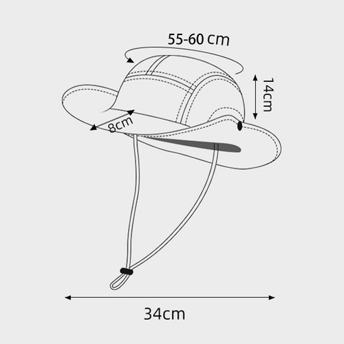 Sombrero De Cubo, Transpirable, Portátil, Informal, Para El