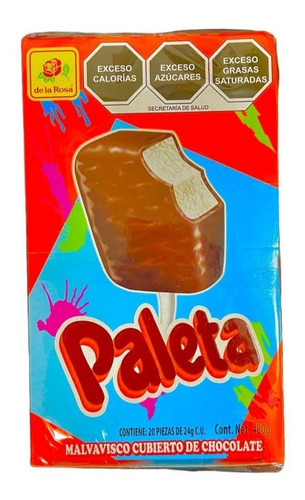 Malvavisco Paleta De La Rosa 20 Pz