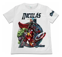 Comprar Franela Camisa Niño Niña Avengers Vengadores Poliester