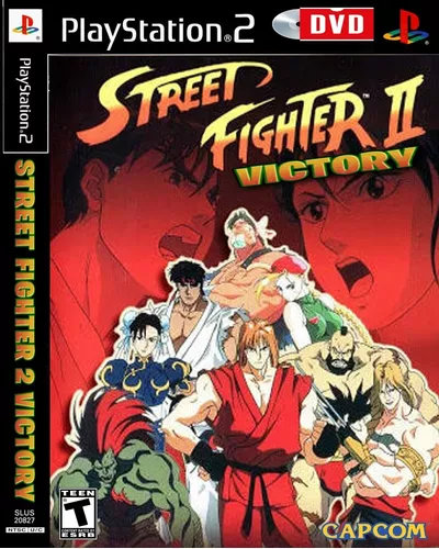 Box Dvd Anime Street Fighter 2 Victory Dublado Tv