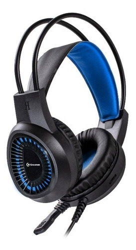 Headset Greatek Gamer Cronos P2 + Usb Com Led Azul