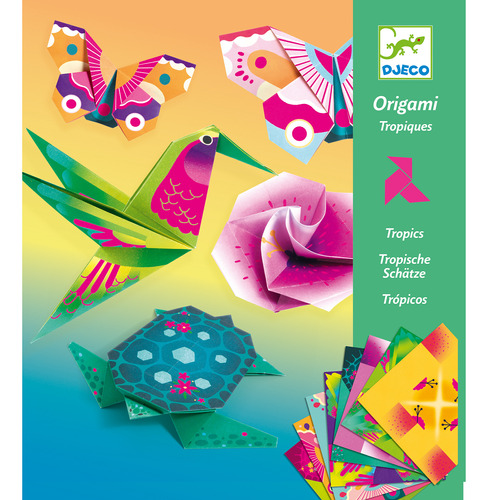 Origami Para Niños Djeco Trópicos Dj08754