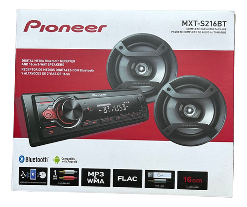 Radio Pioneer Y Parlantes Mxt-s216bt