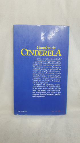 Livro Complexo De Cinderela - Colette Dowling - Editora Melhoramentos (Usado)