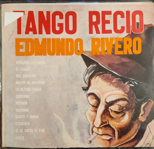 Vinilo Lp De Edmundo Rivero Tango Recio(xx23