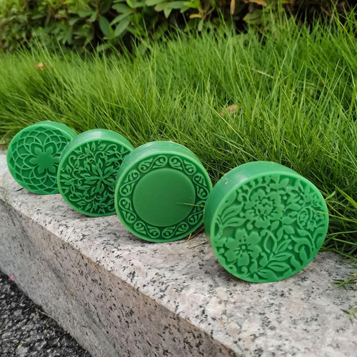 Molde De Silicona Para Jabón, 2 Uds., Moldes Redondos