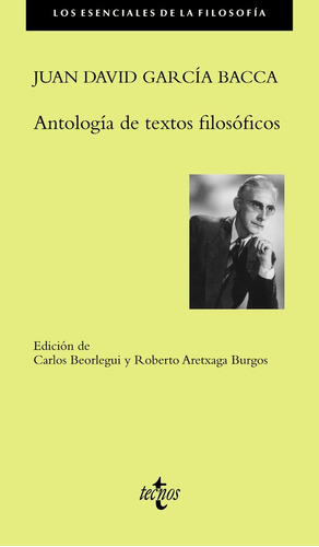 Antologia De Textos Filosoficos - Garcia Bacca,juan David