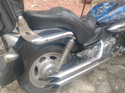 Kasinski Mirage Preta Customizada 2010/11 Injeção Baú