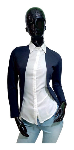 Imagen 6 de 10 de Saco Blazer Para Dama Mujer Formal Casual Abanico Entallado