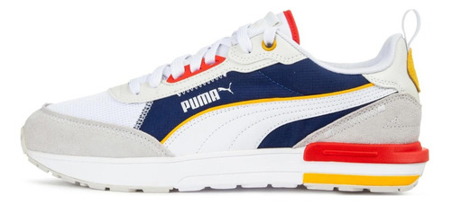 Tenis Puma R22 Blanco/azul Caballero 383462 12 I