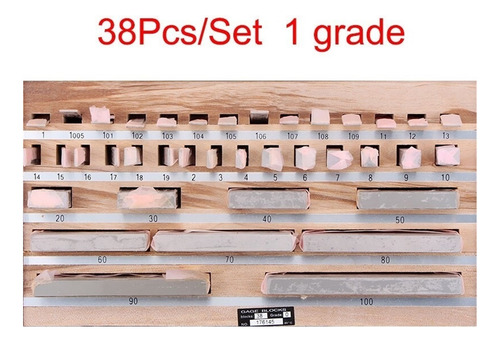 38 Uds. Bloques De Calibre Métrico Grado 0, Juego De Mesa
