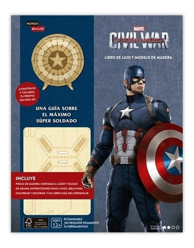 Capitan America Civil War (coleccion Incredibuilds) [libro