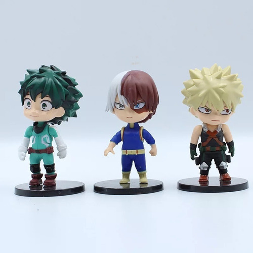 Imagen 3 de 6 de Set 5 Figuras My Hero Academia 10cm