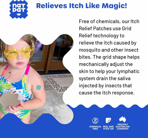 Natpat Buzzpatch Magic Patch - Parches Para Aliviar El Picaz