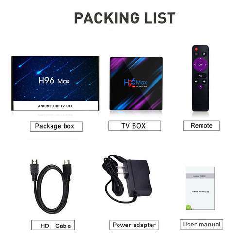 Tv Box H96 Max 2gb 16gb Oferta 40 Usd