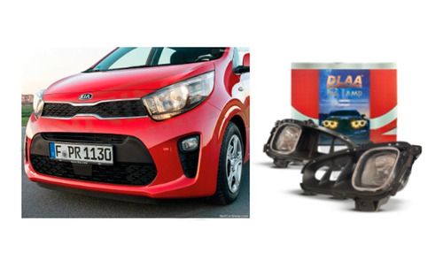 Faro Neblinero Drl Led Ice Cube Para Picanto 2018 Al 2023