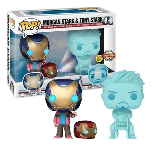 Funko Pop! Marvel Morgan Stark & Tony Stark 02 Pack