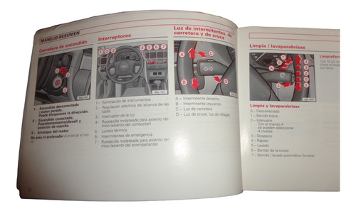 Audi A 3 1997 Libro Manual De Instrucciones (Usado)