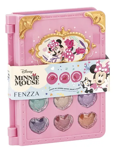 Kit Maquiagem Portátil Díario Rosa Minnie Mousedisney Fenzza imagem principal