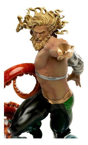 Estátua Aquaman - Dc Comics - Art Scale 1/10 - Iron Studios (Usado)