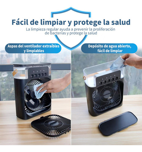 Ventilador Climatico Humidificable Portatil Escritorio