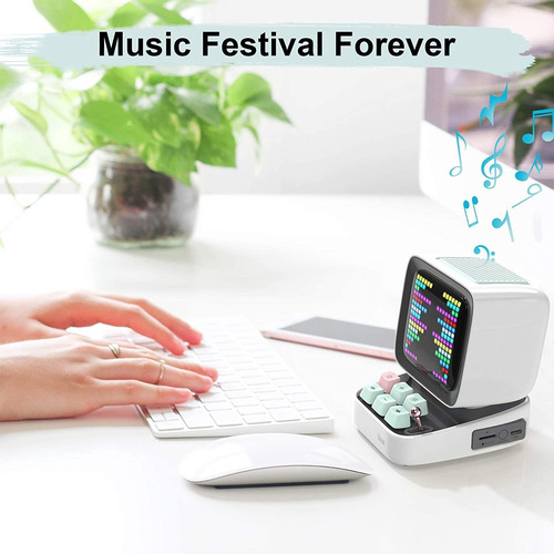 Parlante Portátil Divoom, Con Bluetooth Y Display Led