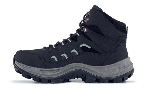 Imagen 4 de 8 de Botas Outdoor Thor Negro Para Hombre Croydon