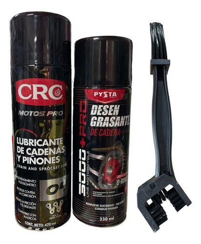 Lubricante De Cadena Crc Mas Desengrasante Pysta Y Cepillo