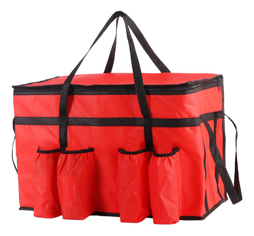 Bolsa Térmica Para Entrega De Alimentos Con Rojo
