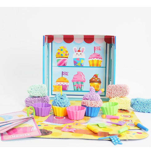 Educational Insights Playfoam Cupcake Cafe Set, Con 5 Colore
