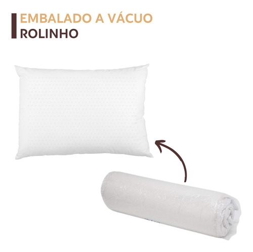 Kit 3 Travesseiros Real Látex Alto - Firme E Lavável