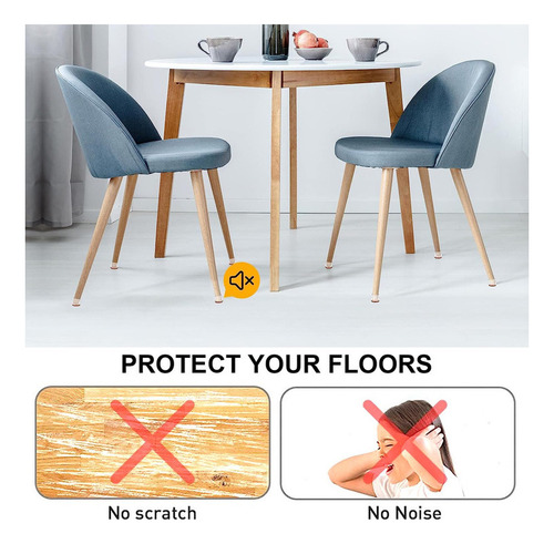 32 Tapones De Silicona Para Sillas, Protectores Con 2025