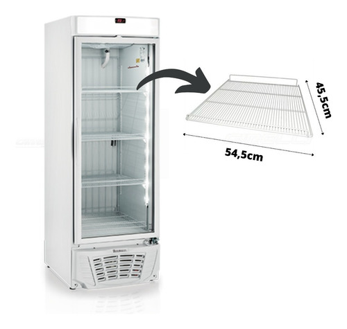 Imagem 3 de 4 de 4 Grade Prateleira Gelopar Gptu-40 Gptu-37 Gptu-410 Kit