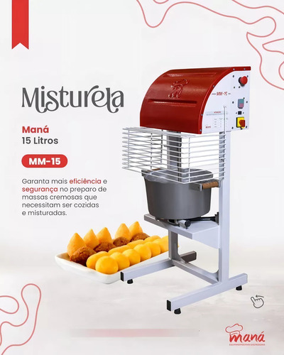 Misturela Masseira Panela Mexer Doces Salgados 15 Litros Biv