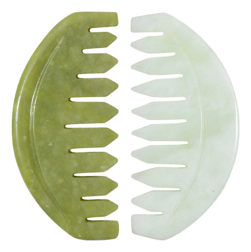 Masajeador Meridians Jade, Peine De Masaje Para Cabello, 2 U