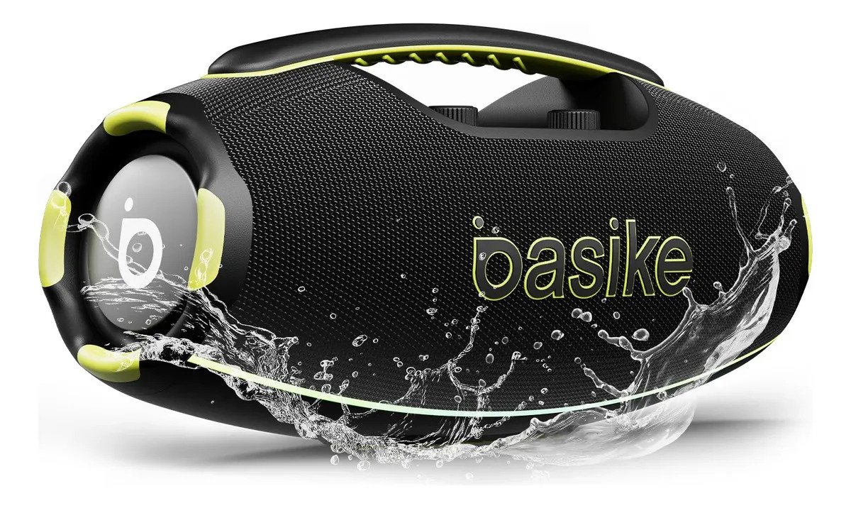 Caixa De Som Bluetooth Basike Ba-RAD457B 250W TWS 25000mAh LED Controle De Graves Preto