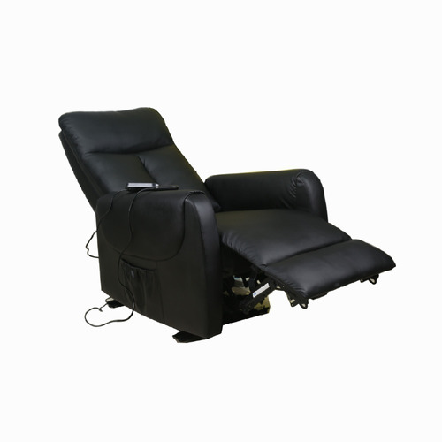 Sillon Negro Masajeador Onix Negro 8 Motores Decohoy Vip