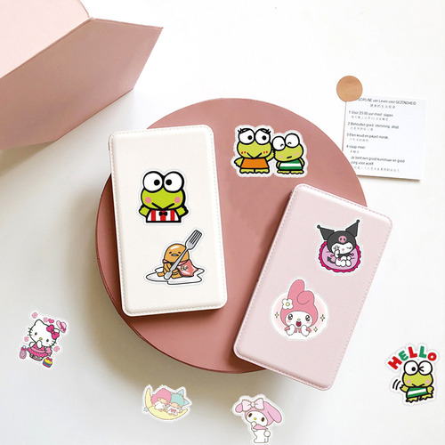 Hello Kitty Kuromi Keroppi Sanrio Stickers Calcomanias 50pz
