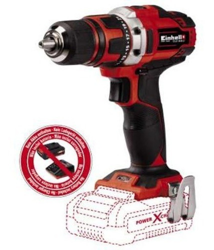 Imagen 3 de 9 de Taladro Atornillador Inalámbrico Einhell Te-cd 18/40 Li-solo