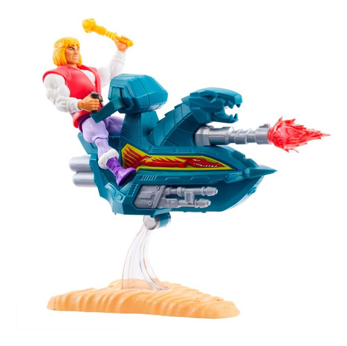 He-man Masters Of The Universe Principe Adam Jet Sled Mattel