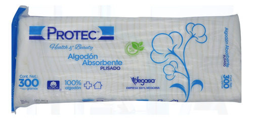 Algodón Absorbente Plisado 300g
