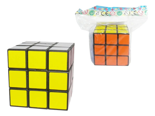 Juego De Antiestres Cubo Magico 3x3diseño Multicolor Sebigus