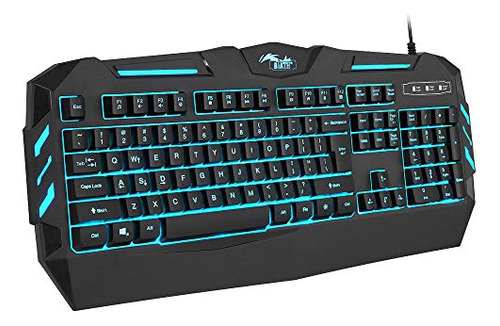 Teclado Gaming Retroiluminado Usb, Mecánico E Impermeable,