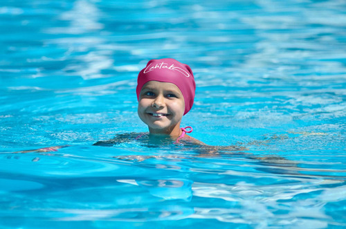 Gorras De Natación Para Niños De Pelo Largo Gorro De Natac